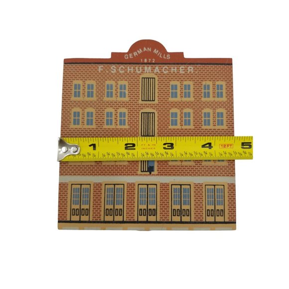 Cat's Meow Village F Schumacher 1872 German Mills Akron Ohio Market St Series - Picture 9 of 9